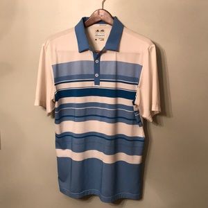 🔥Adidas Striped 'climacool' Polo🔥